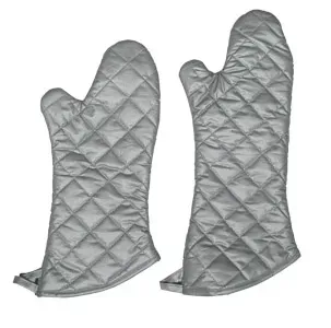 Oven Mitt, Silicone Coated - 15