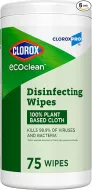 Clorox EcoClean Disinfecting Wipe 6/75
