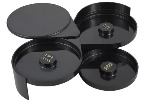 Glass Rimmer 3 Tier, NSF, (GR-3)